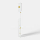 ⭐ White Phone Case with Big Yellow “M” & Stars iPhone Hülle (Rechte Seite)