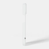 White Phone Case with Silver Letter Trendy iPhone Hülle (Rechte Seite)