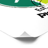 White Pickleball Club Team Player Pickler Custom Fotodruck (Ecke)