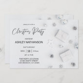 White Pine Christmas Party Einladung (Vorne/Hinten)