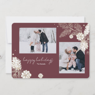 White Pine Conf 2 Foto Grußkarte Feiertagskarte