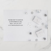 White Pine Holiday Party Folieneinladung (Rückseite)