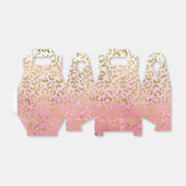 White Pink Gold Glam Leopard Geschenkschachtel (Ungefaltet)
