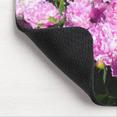 White Pink Peony Mousepad (Ecke)