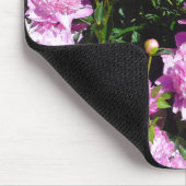 White Pink Peony Mousepad (Ecke)