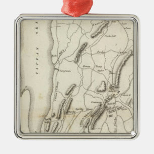 White Plains und Waffen Ornament Aus Metall