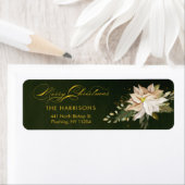 White Poinsettia & Frohe Weihnachtskalligraphie (Insitu)