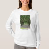 White Point Gardens Painterly Long Sleeve T - Shir T-Shirt (Vorderseite)