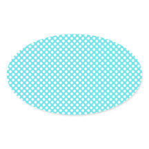 White Polka Dot auf blau