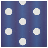 White Polka Dot Navy Blau Stoff (Muster)