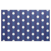 White Polka Dot Navy Blau Stoff (Fat Quarter (45,7 x 55,9 cm))