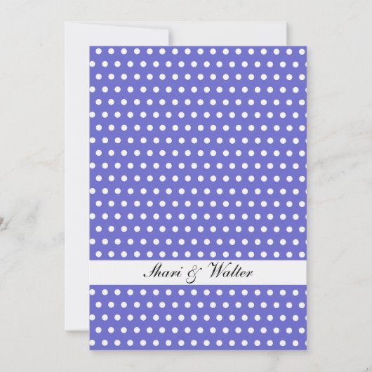White Polka Dot Pattern (Vorderseite)