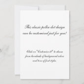 White Polka Dot Pattern (Rückseite)