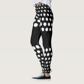 White Polka Dot Pattern Leggings (Links)