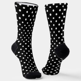 White Polka Dots Socken