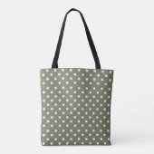 White Polka Dots Tasche (Rückseite)