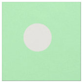 White Polka Punkte auf Spring Green Stoff (Nahaufnahme)