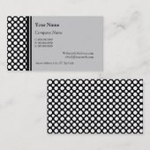 White Polka stellt kundenspezifische Visitenkarten Visitenkarte (Vorne/Hinten)