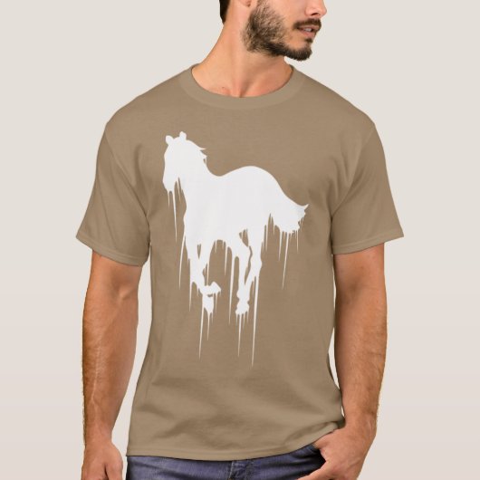 White Pony Drip family T-Shirt (Vorderseite)