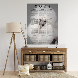 White Poodle Hund Extravagant Haircut Foto 2024 Ka Poster