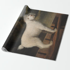 White Poodle in a Punt (von George Stubbs) Geschenkpapier
