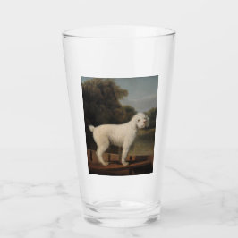 White Poodle in a Punt (von George Stubbs) Glas
