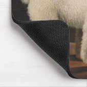 White Poodle in a Punt (von George Stubbs) Mousepad (Ecke)