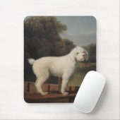 White Poodle in a Punt (von George Stubbs) Mousepad (Mit Mouse)