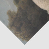 White Poodle in a Punt (von George Stubbs) Seidenpapier (Ausschnitt)