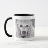 White Poodle Tasse (Links)