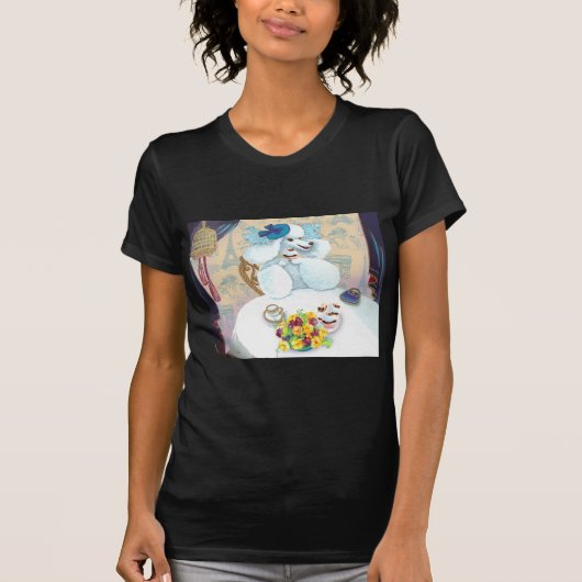 White Poodle Tee Party (Vorderseite)