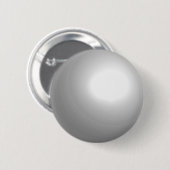 White Pool Ball Customizable Button (Vorne & Hinten)