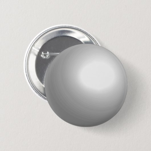 White Pool Ball Customizable Button (Vorne & Hinten)