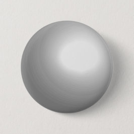 White Pool Ball Customizable Button