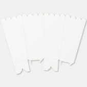 White Popcorn Box Gefallen Geschenkschachtel (Ungeklappt)