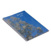 White Poplar Tree Fluff Nature Notebook Notizblock (Rechte Seite)