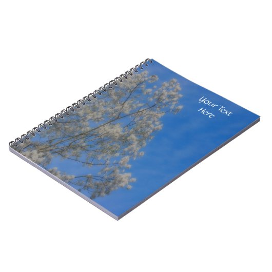White Poplar Tree Fluff Nature Notebook Notizblock (Linke Seite)