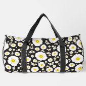 White Poppies Large Duffel Bag Duffle Bag (Rückseite)