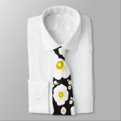 White Poppies Neck Tie Krawatte (Gebunden)