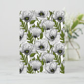 White poppies on white (Stehend Vorderseite)