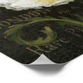 White Poppy Blossom Poster (Ecke)