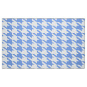 White & Poweder Blue Houndstooth Seamless Pattern Stoff (Fat Quarter (45,7 x 55,9 cm))