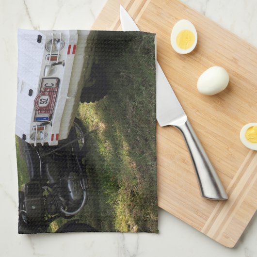 White Puch Haflinger Handtuch (Viertel Falte)