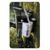 White Puch Haflinger Magnet (Vertikal)