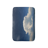 White Puffy Cloud Badematte (Vorderseite Vertikal)