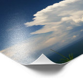 White Puffy Cloud Foto (Ecke)