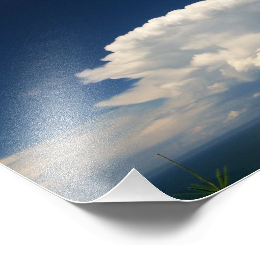 White Puffy Cloud Foto (Ecke)