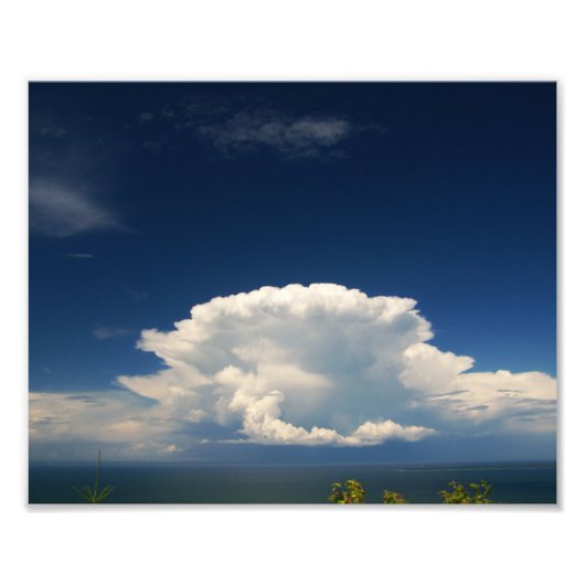White Puffy Cloud Foto (Vorne)