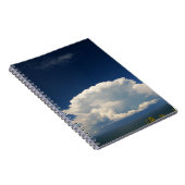 White Puffy Cloud Notizblock (Rechte Seite)