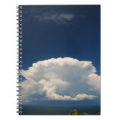 White Puffy Cloud Notizblock (Vorderseite)